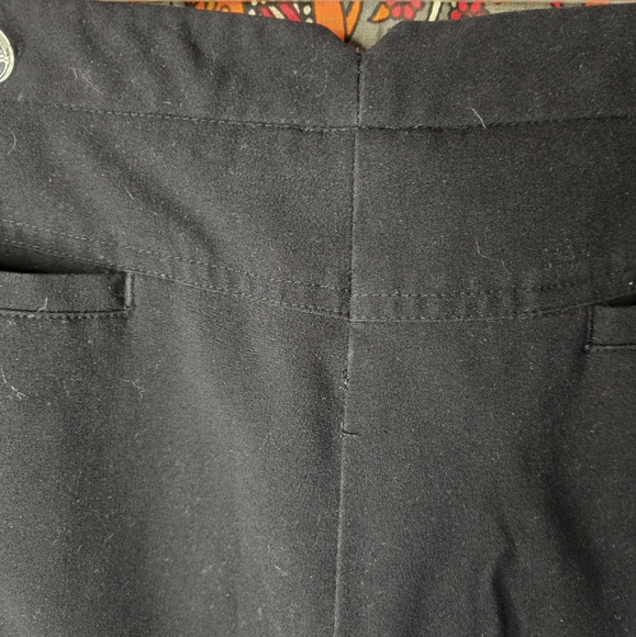 MixIt Stretch Black Straight Leg Flat Front Dress Pants Womens Petite 8P - Picture 10 of 16